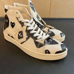 Men’s Comme des Garcons converse high top, size 8